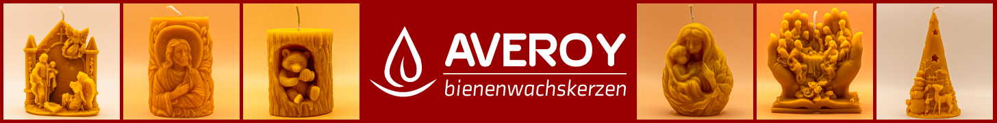AVEROY Die Wachslicht Manufaktur - Handgefertigte Bienenwachskerzen in Imkerquakität - Made in Germany