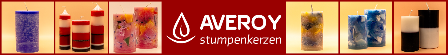 AVEROY die wachslicht manufaktur - Handgefertigte Stumpenkerzen aus hochwertigen Rohstoffen - Made in Germany
