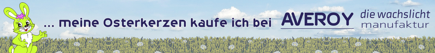 AVEROY die wachslicht manufaktur - Der Osterhase kauft seine Osterkerzen auf AVEROY.de